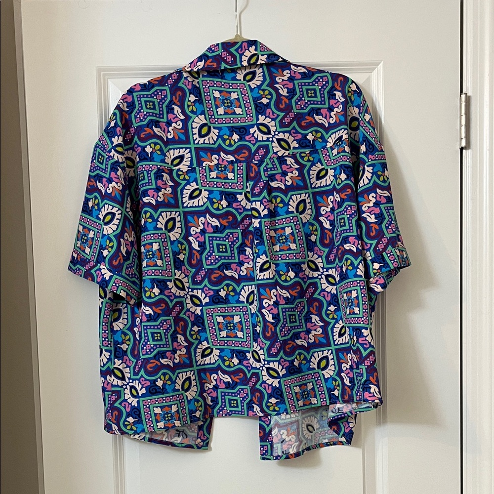 BiBi Multicolor Patterned Blouse - image 9